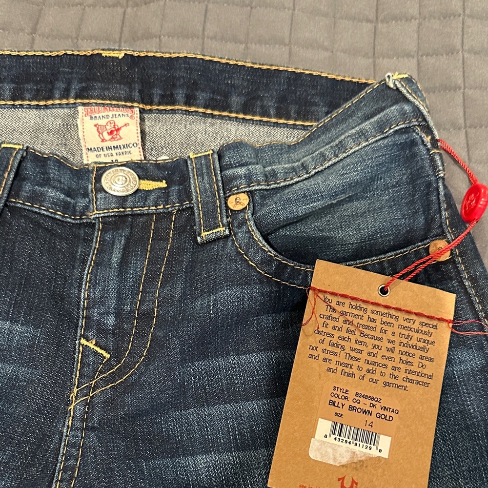 True Religion Dark Blue Straight Jeans